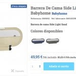 Barrera De Cama Side Light Sand de Babyhome